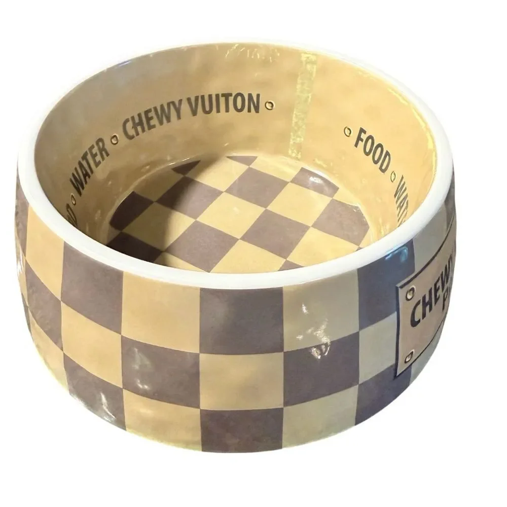 Chewy Vuitton Medium Bowl